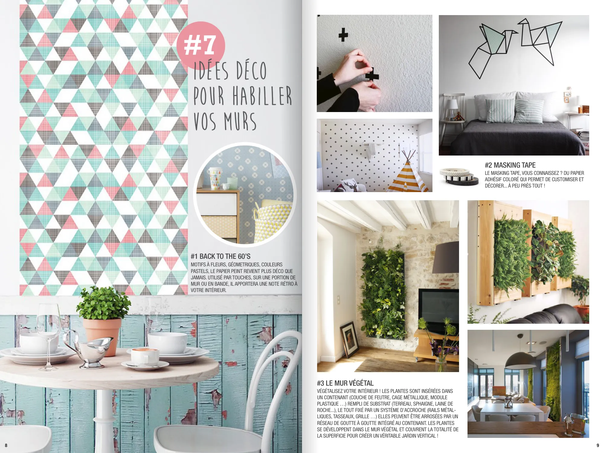 Double page déco : sept idées pour habiller vos murs