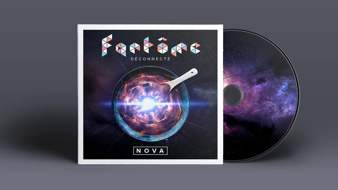CD NOVA de Fantôme Déconnecté : pochette et disque