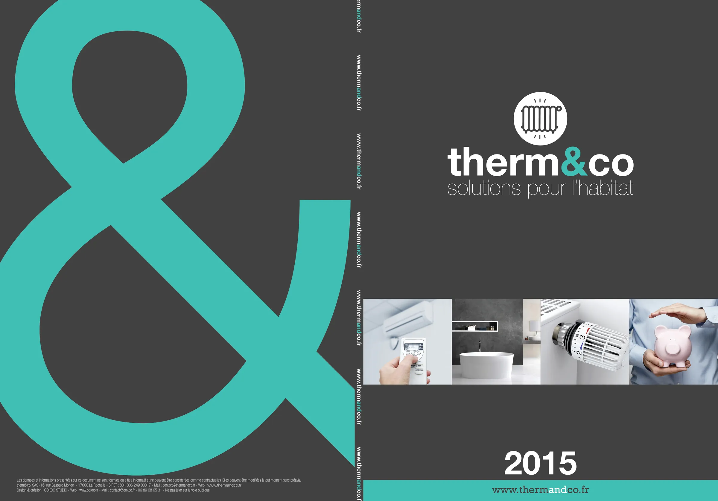 Catalogue Therm&co 2015 : couverture à plat, quatrième et première