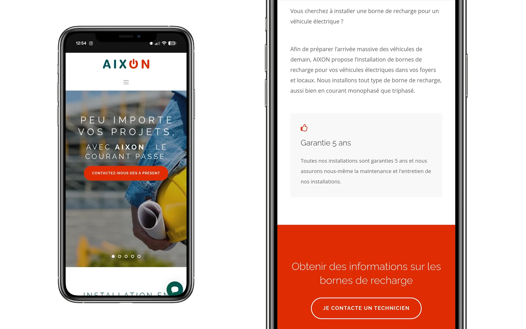 Mobile — Site optimisé mobile