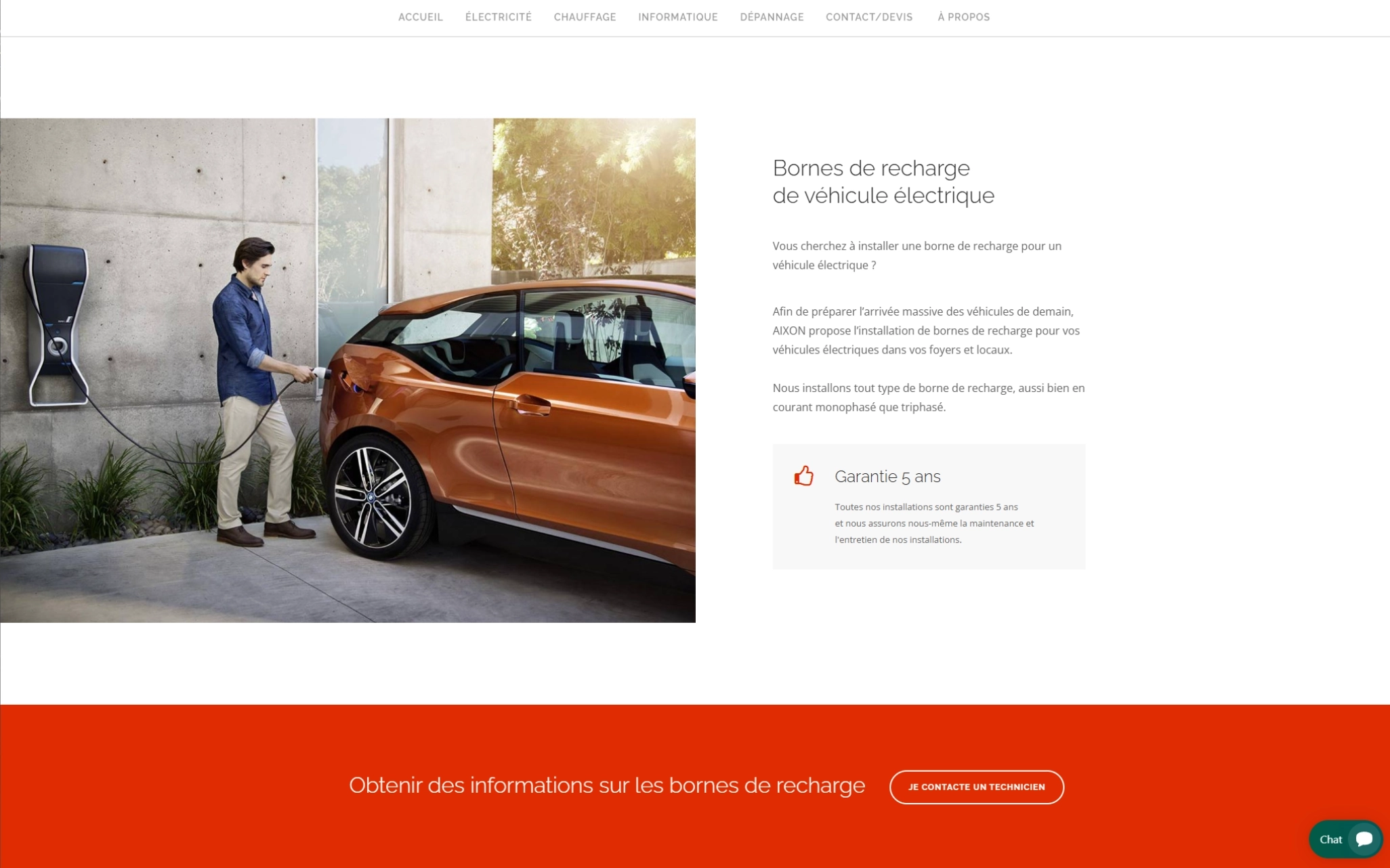 Pages internes — structure & contenus