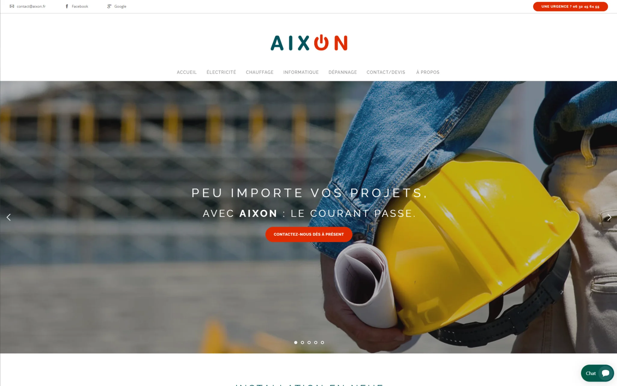 Accueil : hero & proposition de valeur