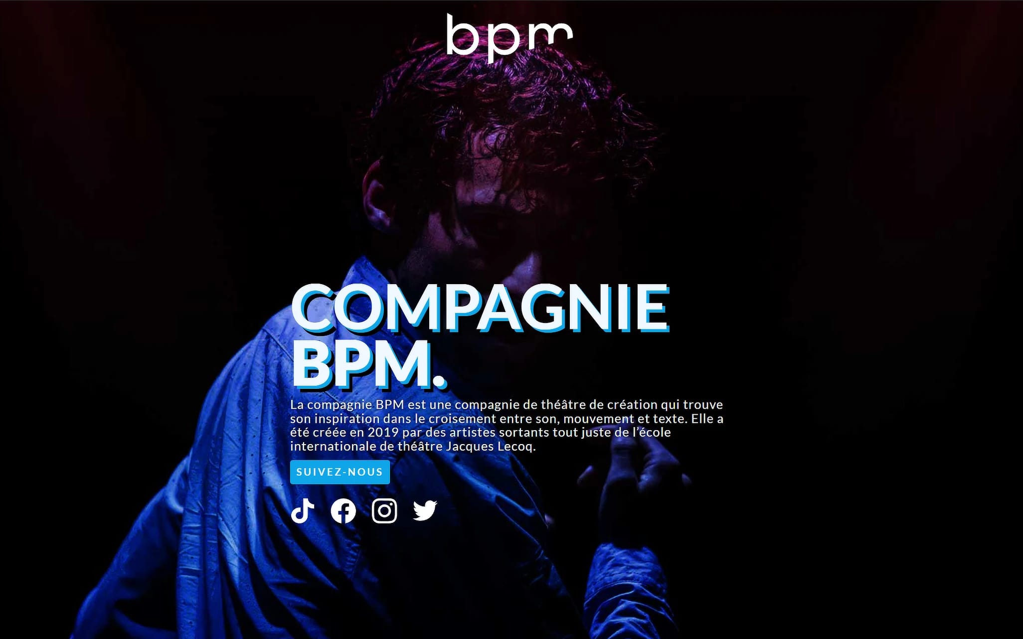 Accueil : présentation de la Compagnie BPM
