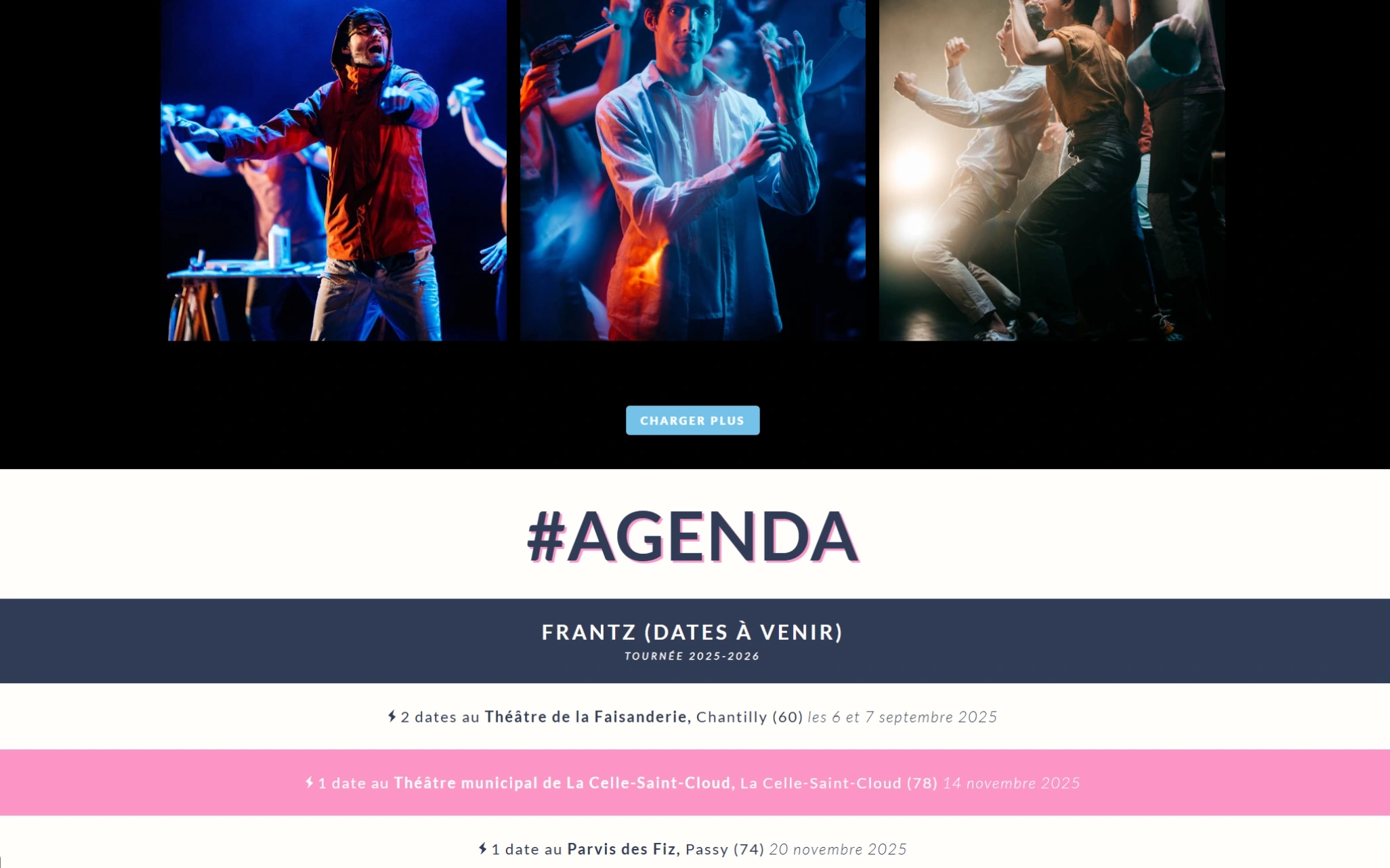 Détails des sections